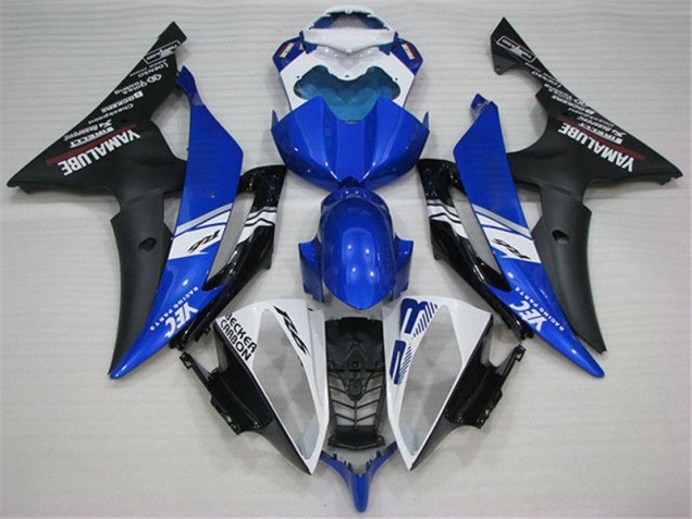 2008-2016 White Blue Black Yamaha YZF R6 Motorbike Fairing 2008-2016 White Blue Black Yamaha YZF R6 Motorbike Fairing