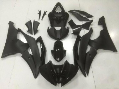 2008-2016 Black Yamaha YZF R6 Replacement Motorcycle Fairings & Bodywork