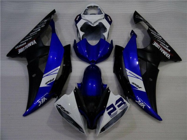 2008-2016 Blue White Black YEC 23 Yamaha YZF R6 Motorbike Fairing 2008-2016 Blue White Black YEC 23 Yamaha YZF R6 Motorbike Fairing