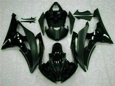 2008-2016 Black Yamaha YZF R6 Bike Fairing Kit