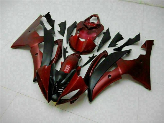 2008-2016 Red Black Yamaha YZF R6 Motorcycle Fairings Kits 2008-2016 Red Black Yamaha YZF R6 Motorcycle Fairings Kits