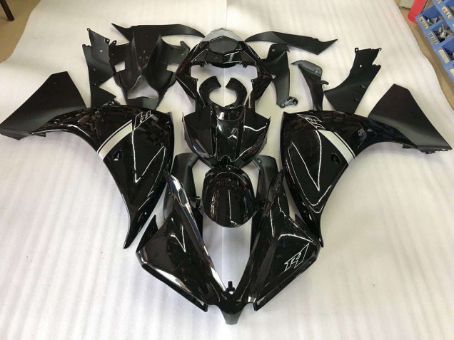 2009-2011 Glossy Black Yamaha YZF R1 Motorcyle Fairings 2009-2011 Glossy Black Yamaha YZF R1 Motorcyle Fairings