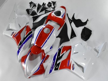 2009-2012 Red White Blue Honda CBR600RR Moto Fairings