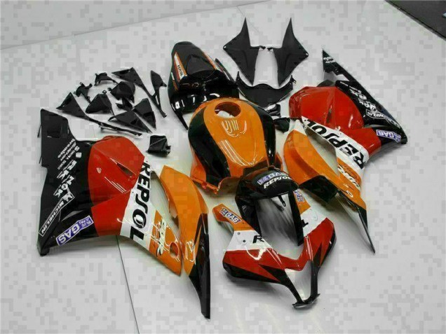 2009-2012 Orange Repsol Honda CBR600RR Motor Fairings