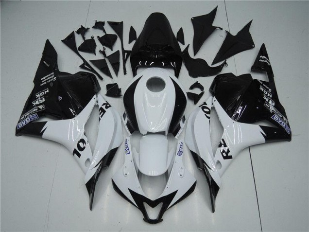 2009-2012 White Black Honda CBR600RR Motorcycle Replacement Fairings 2009-2012 White Black Honda CBR600RR Motorcycle Replacement Fairings