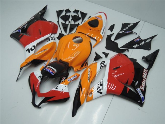 2009-2012 Orange Red Black Repsol Honda CBR600RR Motorcyle Fairings 2009-2012 Orange Red Black Repsol Honda CBR600RR Motorcyle Fairings