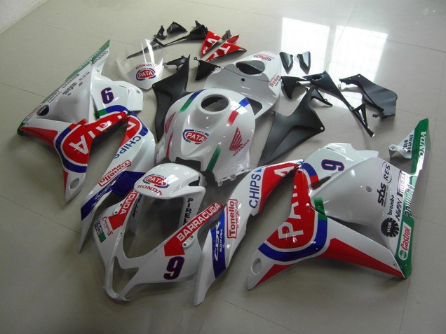 2009-2012 Red White Pata Honda CBR600RR Motorcycle Fairing Kit 2009-2012 Red White Pata Honda CBR600RR Motorcycle Fairing Kit