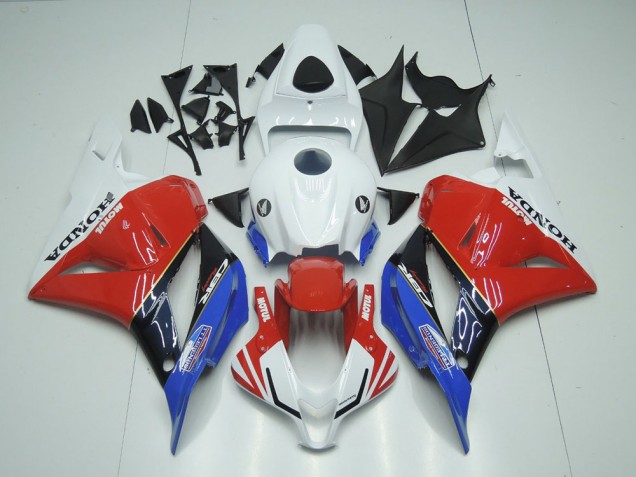 2009-2012 White Motul Red Blue Honda CBR600RR Bike Fairings 2009-2012 White Motul Red Blue Honda CBR600RR Bike Fairings