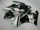 2009-2012 Black White 3M Touch4 Kawasaki ZX6R Bike Fairings