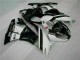 2009-2012 Black White 3M Touch4 Kawasaki ZX6R Bike Fairings