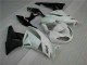 2009-2012 White Black Kawasaki ZX6R Motorcycle Fairings Kits 2009-2012 White Black Kawasaki ZX6R Motorcycle Fairings Kits