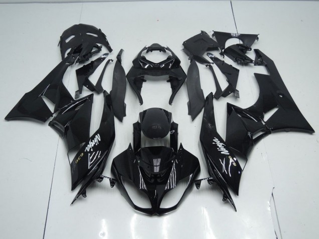 2009-2012 Black OEM Style Kawasaki ZX6R Motor Bike Fairings