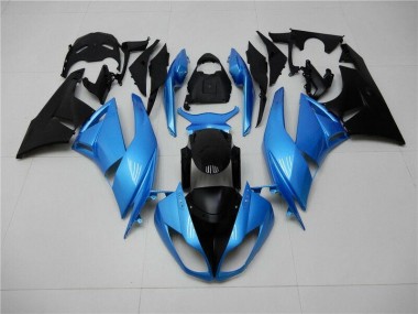 2009-2012 Blue Black Kawasaki ZX6R Motorcycle Fairing Kit