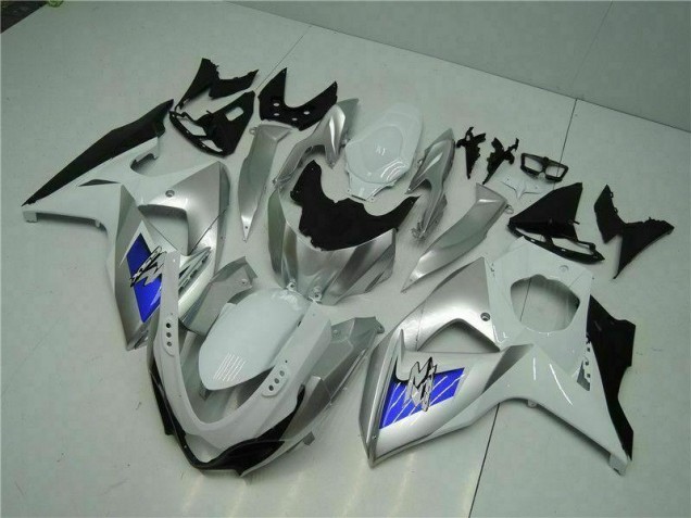 2009-2016 Silver White Suzuki GSXR1000 Motorcycle Bodywork 2009-2016 Silver White Suzuki GSXR1000 Motorcycle Bodywork