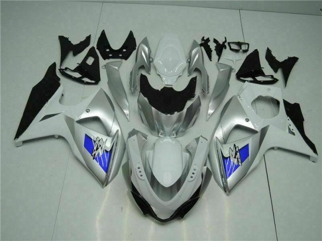 2009-2016 Silver White Suzuki GSXR1000 Motorcycle Bodywork 2009-2016 Silver White Suzuki GSXR1000 Motorcycle Bodywork