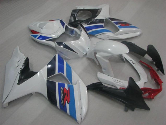 2009-2016 White Blue Suzuki GSXR1000 Replacement Fairings 2009-2016 White Blue Suzuki GSXR1000 Replacement Fairings