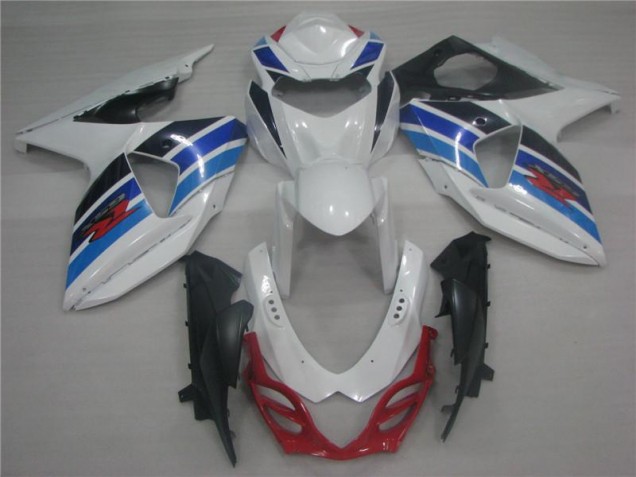 2009-2016 White Blue Suzuki GSXR1000 Replacement Fairings 2009-2016 White Blue Suzuki GSXR1000 Replacement Fairings