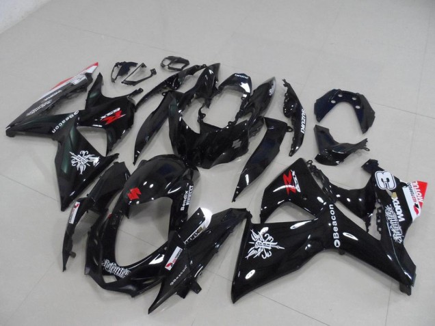 2009-2016 Black Beacon Suzuki GSXR 1000 K9 Motorcycle Fairing Kit 2009-2016 Black Beacon Suzuki GSXR 1000 K9 Motorcycle Fairing Kit