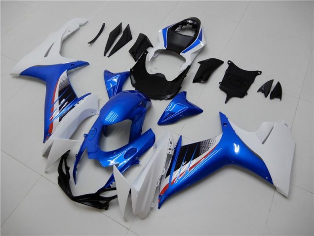 2011-2021 Blue White Suzuki GSXR 600/750 Motorbike Fairing Kits 2011-2021 Blue White Suzuki GSXR 600/750 Motorbike Fairing Kits