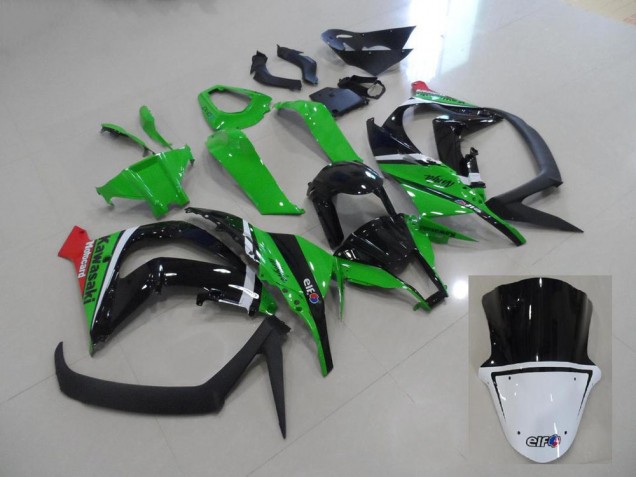 2011-2015 Green and Black Kawasaki ZX10R Motorcycle Fairings Kits 2011-2015 Green and Black Kawasaki ZX10R Motorcycle Fairings Kits