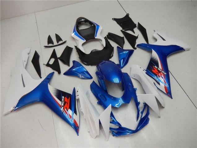 2011-2021 Blue White Suzuki GSXR 600/750 Motorcycle Replacement Fairings 2011-2021 Blue White Suzuki GSXR 600/750 Motorcycle Replacement Fairings