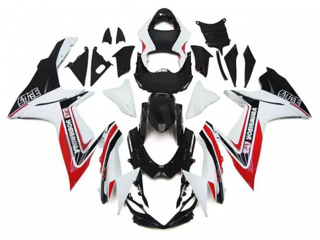 2011-2021 White Red Black Suzuki GSXR 600/750 Motorcycle Fairing Kit 2011-2021 White Red Black Suzuki GSXR 600/750 Motorcycle Fairing Kit