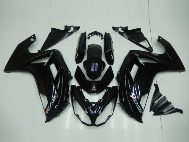 2012-2016 Glossy Black Kawasaki EX650 Motorcycle Fairings Kit 2012-2016 Glossy Black Kawasaki EX650 Motorcycle Fairings Kit