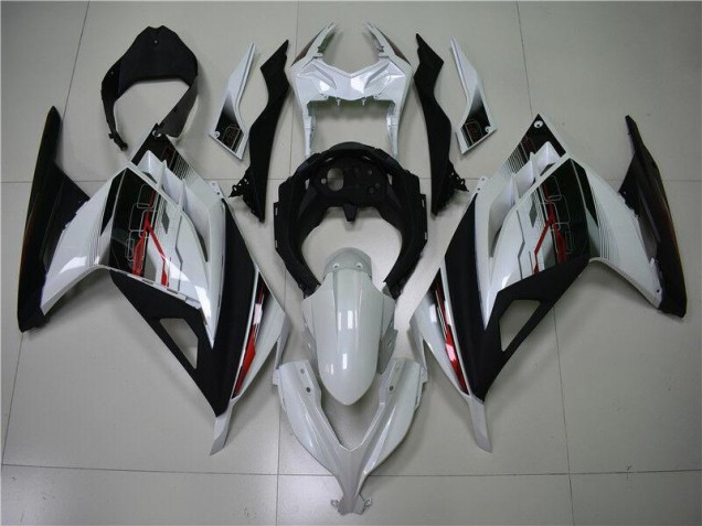2013-2016 White Black Kawasaki EX300 Motorbike Fairing 2013-2016 White Black Kawasaki EX300 Motorbike Fairing