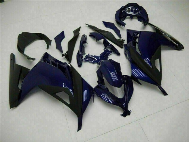 2013-2016 Blue Black Kawasaki EX300 Motorcycle Fairings Kits 2013-2016 Blue Black Kawasaki EX300 Motorcycle Fairings Kits