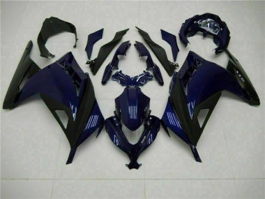 2013-2016 Blue Black Kawasaki EX300 Motorcycle Fairings Kits