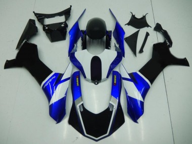 2015-2019 Black Blue Yamaha YZF R1 Motorcycle Fairings Kits