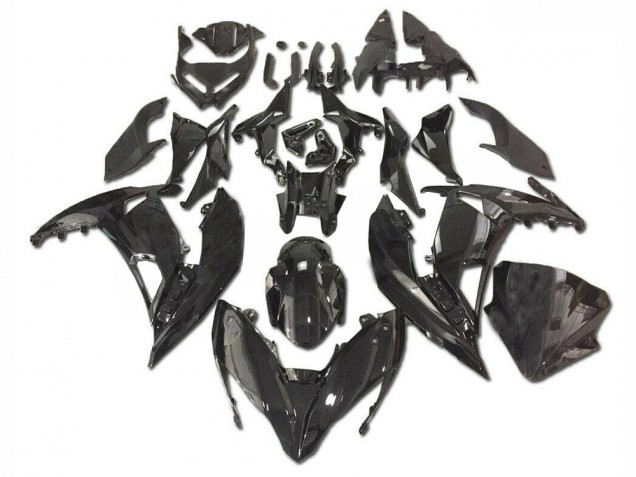 2017-2019 Glossy Black Kawasaki EX650 Bike Fairing Kit 2017-2019 Glossy Black Kawasaki EX650 Bike Fairing Kit