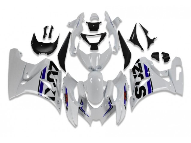 2017-2021 White Blue Suzuki GSXR 1000 Motorcycle Fairings 2017-2021 White Blue Suzuki GSXR 1000 Motorcycle Fairings