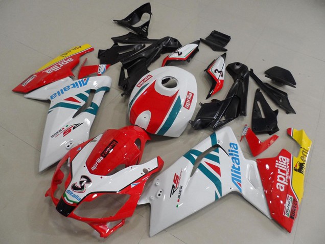 2006-2011 White Red Green Aprilia RS125 Bike Fairing 2006-2011 White Red Green Aprilia RS125 Bike Fairing