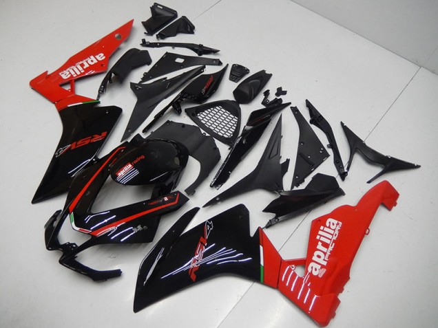 2009-2015 Black Red Aprilia RSV4 Motorcycle Replacement Fairings 2009-2015 Black Red Aprilia RSV4 Motorcycle Replacement Fairings