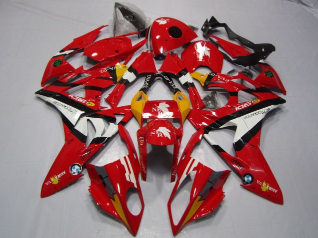 2009-2014 Red White BMW S1000RR Motorcyle Fairings 2009-2014 Red White BMW S1000RR Motorcyle Fairings