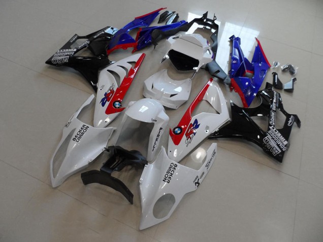 2009-2014 White Blue Red Becker Carbon BMW S1000RR Motorcylce Fairings 2009-2014 White Blue Red Becker Carbon BMW S1000RR Motorcylce Fairings