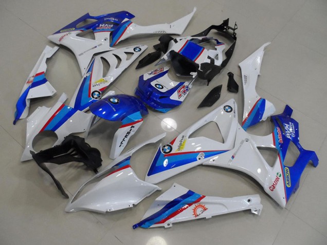 2009-2014 Blue White BMW S1000RR Motorbike Fairing 2009-2014 Blue White BMW S1000RR Motorbike Fairing