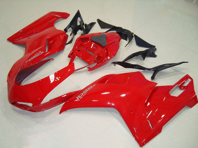 2007-2014 Red Ducati 1098 Motorcycle Fairing Kits 2007-2014 Red Ducati 1098 Motorcycle Fairing Kits