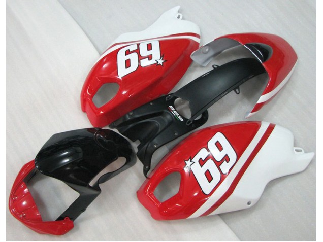 2008-2012 Black Red White 69 Ducati Monster 696 Moto Fairings 2008-2012 Black Red White 69 Ducati Monster 696 Moto Fairings