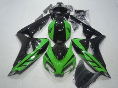 2006-2007 Black Green Honda CBR1000RR Motorcylce Fairings