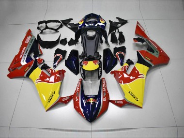 2017-2020 Blue Yellow Red Red Bull Honda CBR1000RR Motorcycle Fairing Kit