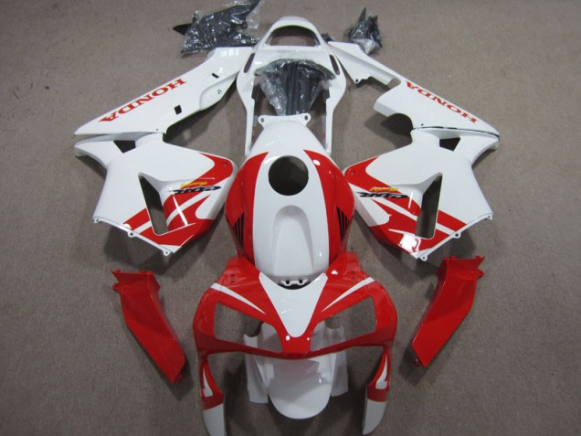 2003-2004 White Red Honda CBR600RR Motorcycle Fairing Kits 2003-2004 White Red Honda CBR600RR Motorcycle Fairing Kits