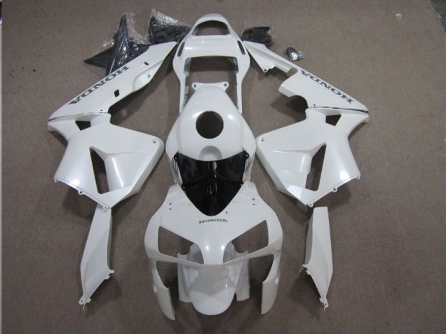 2003-2004 White Honda CBR600RR Bike Fairings 2003-2004 White Honda CBR600RR Bike Fairings