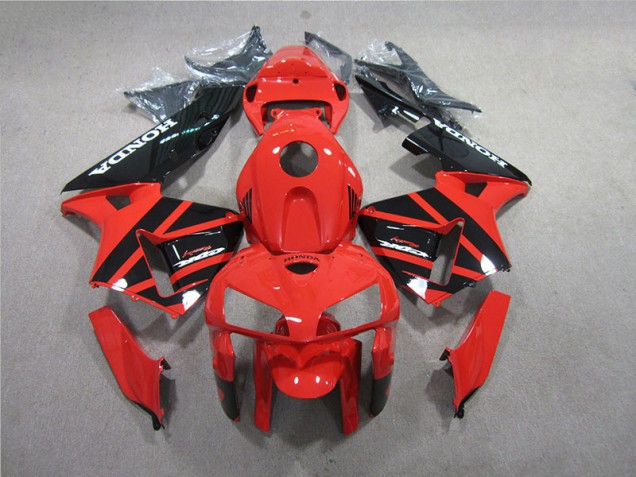 2005-2006 Red Black Honda CBR600RR Replacement Fairings 2005-2006 Red Black Honda CBR600RR Replacement Fairings