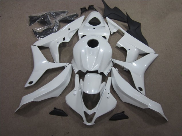 2007-2008 White Honda CBR600RR Bike Fairings 2007-2008 White Honda CBR600RR Bike Fairings