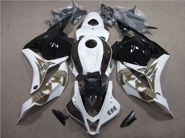 2009-2012 Black White Honda CBR600RR Bike Fairing Kit 2009-2012 Black White Honda CBR600RR Bike Fairing Kit