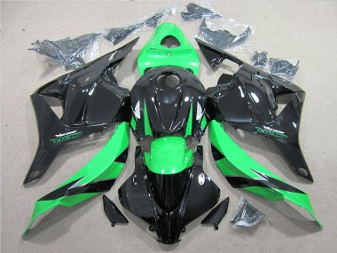 2009-2012 Black Green Honda CBR600RR Moto Fairings