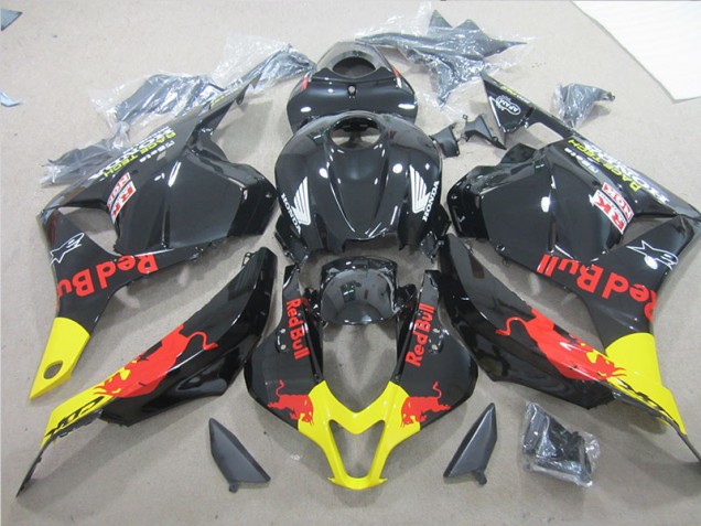 2009-2012 Black Yellow Red Bull Honda CBR600RR Motorbike Fairings 2009-2012 Black Yellow Red Bull Honda CBR600RR Motorbike Fairings