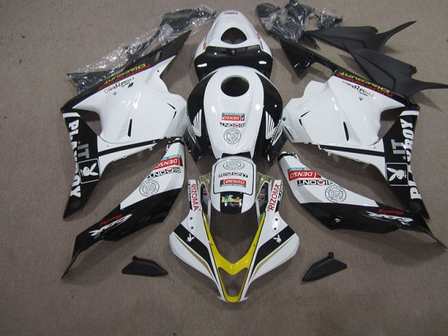 2009-2012 White Black DENSO RIZOMA Honda CBR600RR Motorcycle Fairing Kits 2009-2012 White Black DENSO RIZOMA Honda CBR600RR Motorcycle Fairing Kits